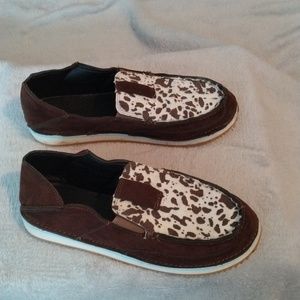 Cow print shein shoes